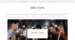 Desktop Screenshot of juliagreenphotography.com